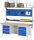 RAU Werkbank 8551A2, B2000xT900xH840mm, 2xSchublade-TA, 2xTür, 03-8551A2-209B4S.11