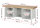 RAU Werkbank 8553A2, B2000xT700xH840mm, 4xSchublade-TA, 1xTür, 03-8553A2-207B4S.11