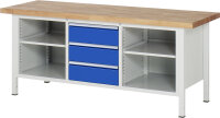 RAU Werkbank 8565A2, B2000xT700xH840mm, 3xSchublade-TA,...