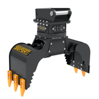 SEIFERT 2-3t Sortiergreifer SSG150 150kg Greifer mit gezahnte Anbauschneide ohne Wechselschneide Martin M03