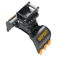 SEIFERT 2-3t Sortiergreifer SSG150 150kg Greifer mit gezahnte Anbauschneide ohne Wechselschneide Martin M03