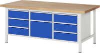 RAU Werkbank höhenverstellbar 8571A2,...