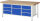 RAU Werkbank 8571A2, B2000xT900xH840mm, 8xSchublade-TA, 03-8571A2-209B4S.11