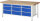 RAU Werkbank 8573A2, B2000xT900xH840mm, 9xSchublade-TA, 03-8573A2-209B4S.11