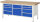 RAU Werkbank 8575A2, B2000xT700xH840mm, 10xSchublade-TA, 03-8575A2-207B4S.11