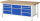 RAU Werkbank 8575A2, B2000xT900xH840mm, 10xSchublade-TA, 03-8575A2-209B4S.11