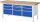 RAU Werkbank 8576A2, B2000xT700xH840mm, 10xSchublade-TA, 03-8576A2-207B4S.11