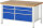 RAU Werkbank 8652A2, B1500xT900xH840mm, 6xSchublade-TA, 03-8652A2-159B4S.11