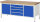 RAU Werkbank höhenverstellbar 8752A2, B2000xT700xH840-1040mm, 4xSchublade-TA, 2xTür, 03-8752A2-207B4H.11