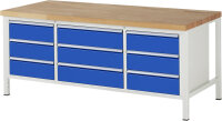 RAU Werkbank höhenverstellbar 8754A2,...