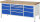 RAU Werkbank 8758A2, B2000xT700xH840mm, 11xSchublade-TA, 03-8758A2-207B4S.11