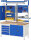 RAU Werkbank 8905A2, B1500xT900xH840mm, 4xSchublade-TA, 1xTür, 03-8905A2-159B4S.11