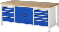 RAU Werkbank 8908A2, B2000xT900xH840mm, 9xSchublade-TA,...