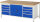 RAU Werkbank 8909A2, B2000xT900xH840mm, 8xSchublade-TA, 1xTür, 03-8909A2-209B4S.11