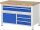 RAU Werkbank 8922A2, B1250xT700xH840mm, 5xSchublade-TA, 1xTür, 03-8922A2-127B4S.11