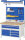 RAU Werkbank 8922A2, B1250xT700xH840mm, 5xSchublade-TA, 1xTür, 03-8922A2-127B4S.11