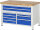 RAU Werkbank 8923A2, B1250xT700xH840mm, 9xSchublade-TA, 03-8923A2-127B4S.11