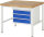RAU Werkbank höhenverstellbar 8127A1, B1000xT900xH840-1040mm, 3xSchublade-VA, 13-8127A1-109B4H.11
