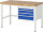 RAU Werkbank höhenverstellbar 8132A1, B1250xT700xH840-1040mm, 4xSchublade-VA, 13-8132A1-127B4H.11