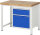 RAU Werkbank höhenverstellbar 8156A1, B1000xT700xH840-1040mm, 2xSchublade-VA, 13-8156A1-107B4H.11