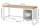 RAU Werkbank höhenverstellbar 8156A1, B2000xT700xH840-1040mm, 2xSchublade-VA, 13-8156A1-207B4H.11