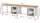 RAU Werkbank 8156A1, B3000xT900xH840mm, 4xSchublade-VA, 13-8156A1-309B4S.11