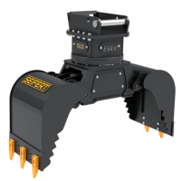 SEIFERT 8-10t Sortiergreifer SSG550 550kg Greifer mit gezahnte Anbauschneide ohne Wechselschneide CW10