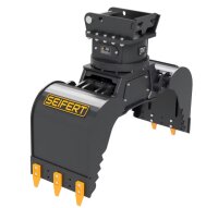 SEIFERT 8-10t Sortiergreifer SSG550 550kg Greifer mit gezahnte Anbauschneide ohne Wechselschneide CW10