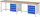 RAU Werkbank höhenverstellbar 8162A1, B3000xT700xH840-1040mm, 8xSchublade-VA, 13-8162A1-307B4H.11