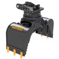SEIFERT 10-15t Sortiergreifer SSG740 740kg Greifer ohne gezahnte Anbauschneide ohne Wechselschneide MS10