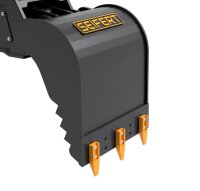 SEIFERT 10-15t Sortiergreifer SSG740 740kg Greifer ohne gezahnte Anbauschneide ohne Wechselschneide MS10