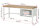 RAU Werkbank 8223A1, B2000xT700xH840mm, 2xSchublade-VA, 13-8223A1-207B4S.11