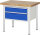 RAU Werkbank höhenverstellbar 8223A2, B1000xT700xH840-1040mm, 2xSchublade-VA, 13-8223A2-107B4H.11