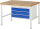 RAU Werkbank höhenverstellbar 8227A1, B1250xT900xH840-1040mm, 3xSchublade-VA, 13-8227A1-129B4H.11