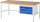RAU Werkbank höhenverstellbar 8227A1, B2000xT900xH840-1040mm, 3xSchublade-VA, 13-8227A1-209B4H.11