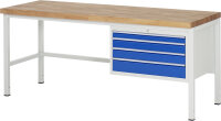 RAU Werkbank 8232A1, B2000xT700xH840mm, 4xSchublade-VA,...