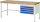 RAU Werkbank höhenverstellbar 8233A1, B2000xT700xH840-1040mm, 4xSchublade-VA, 13-8233A1-207B4H.11