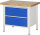 RAU Werkbank höhenverstellbar 8255A2, B1000xT700xH840-1040mm, 2xSchublade-VA, 13-8255A2-107B4H.11