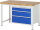 RAU Werkbank höhenverstellbar 8259A1, B1250xT700xH840-1040mm, 3xSchublade-VA, 13-8259A1-127B4H.11