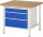 RAU Werkbank höhenverstellbar 8259A2, B1000xT900xH840-1040mm, 3xSchublade-VA, 13-8259A2-109B4H.11