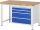 RAU Werkbank höhenverstellbar 8261A1, B1250xT700xH840-1040mm, 4xSchublade-VA, 13-8261A1-127B4H.11