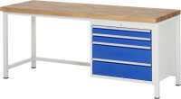 RAU Werkbank 8261A1, B2000xT700xH840mm, 4xSchublade-VA,...
