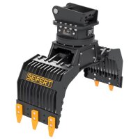 SEIFERT 3-5t Abbruchgreifer SDG260 260kg Greifer mit gezahnte Anbauschneide mit Wechselschneide MS03