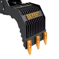 SEIFERT 3-5t Abbruchgreifer SDG260 260kg Greifer mit gezahnte Anbauschneide mit Wechselschneide MS03