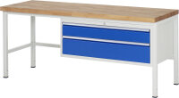 RAU Werkbank 8323A1, B2000xT700xH840mm, 2xSchublade-VA,...