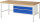 RAU Werkbank höhenverstellbar 8323A1, B2000xT900xH840-1040mm, 2xSchublade-VA, 13-8323A1-209B4H.11