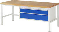 RAU Werkbank 8323A2, B2000xT900xH840mm, 2xSchublade-VA,...
