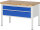 RAU Werkbank höhenverstellbar 8323A2, B1250xT700xH840-1040mm, 2xSchublade-VA, 13-8323A2-127B4H.11