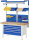 RAU Werkbank 8323A2, B1500xT900xH840mm, 2xSchublade-VA, 13-8323A2-159B4S.11