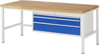 RAU Werkbank 8326A1, B2000xT900xH840mm, 3xSchublade-VA,...